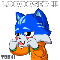 Sarcastic Better Luck Next Time Sticker by Toshithecat