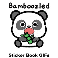 Panda Bear Wow Sticker by Sticker Book iOS GIFs