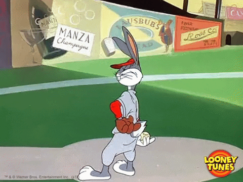 pitching bugs bunny GIF by Looney Tunes