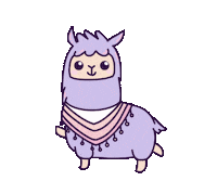 Lama Sticker by Rêve en coton