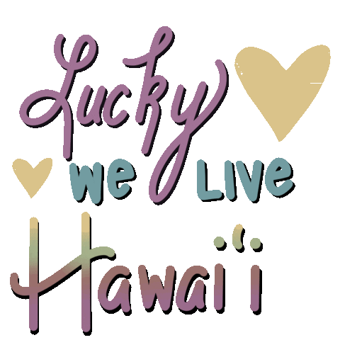Hawaii Aloha Sticker by Design Jord