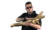 Gold Sticker by DutchEyeMedia
