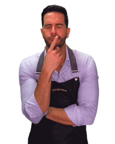 univisionentretenimiento thinking idk chef hmm Sticker