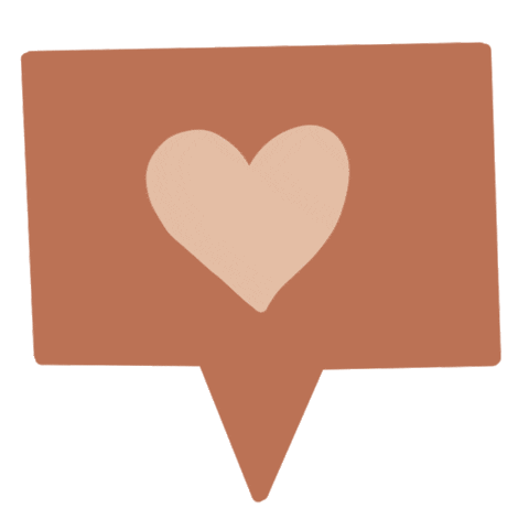 Heart Sticker by Kohi Social