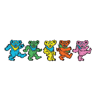 Grateful Dead Dancing Sticker by Drink Weird