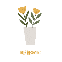 Blooming Mothers Day Sticker by Christine Polz