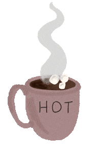 Coffee Winter Sticker