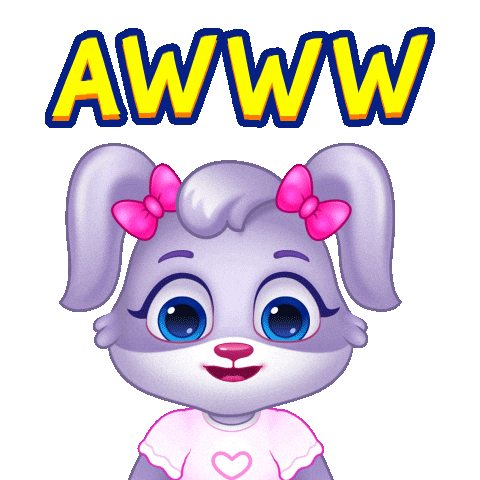 Excited Too Cute Sticker by Lucas and Friends by RV AppStudios