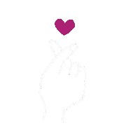 iy_design heart はーと 指ハート iydesign Sticker