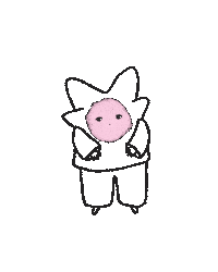 carohrbc animation rose danse personnage Sticker
