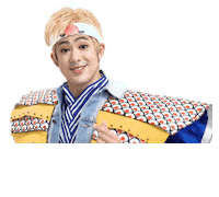 wildricesg singapore pantomime momotaro wild rice Sticker