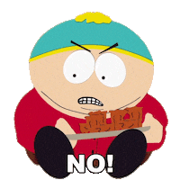 Eric Cartman No Sticker by South Park