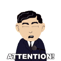 Attention Sticker by South Park