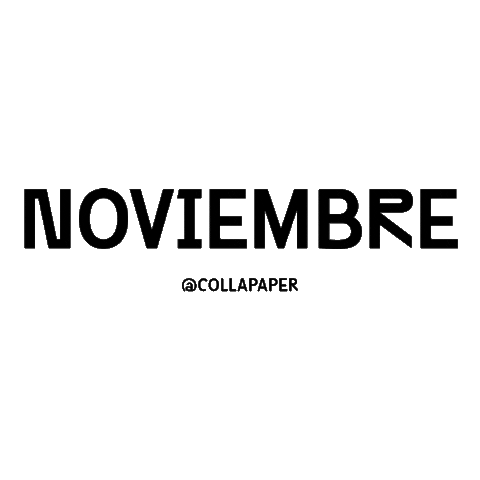November Month Sticker by COLLA PAPER