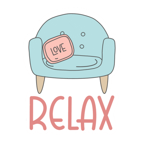 Relax Relaxing Sticker by M&M Petit Soupirs