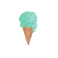 hautestockco summer sweet yummy ice cream Sticker