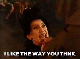 double double toil and trouble witch GIF