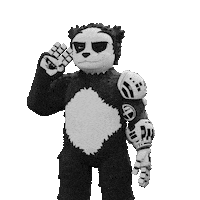 Trump Panda Sticker by Endangered Labs