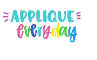 Machine Embroidery Sticker by Applique Market