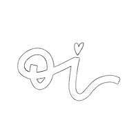 Preto E Branco Lettering Sticker