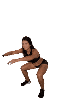 marielabravofit sentadillas time to workout lets train mariela bravo fit Sticker