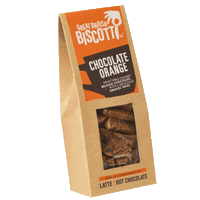 Chocolate Orange Sticker by Great British Biscotti Company