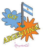 Argentina Flag Football Sticker by Tasmeem