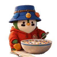 Happy Breakfast Sticker by ZaddyFi