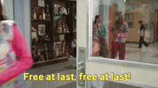 Im Free Schools Out GIF by ABC Network