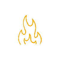 Fire Flame Sticker by Flammekaster