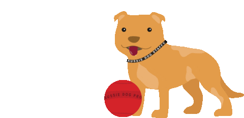 AussieDogProducts giphyupload fun dog cartoon Sticker
