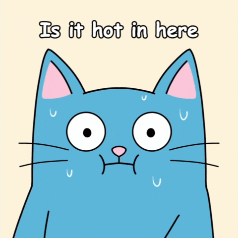 Sweating Heat Wave GIF