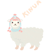 Sheep Sticker by Kinuayarns