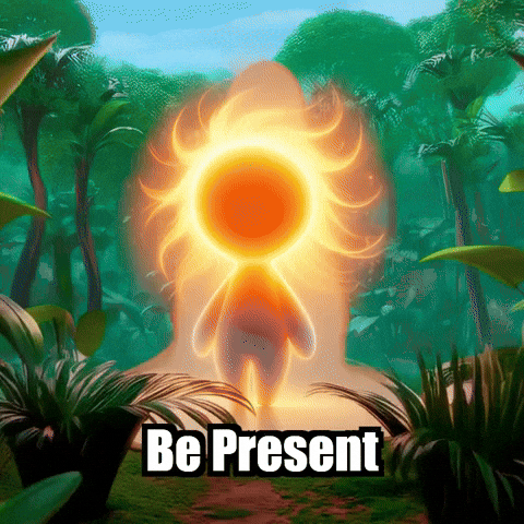 Focus Be Present GIF by Bloomscroll