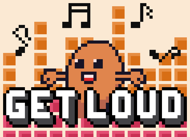 Get Loud Potz GIF by Memeland by 9GAG