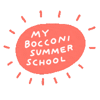 Summer School Sticker by Bocconi University