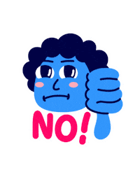 Disagree No Way Sticker by Marcel Katz / The Art Plug