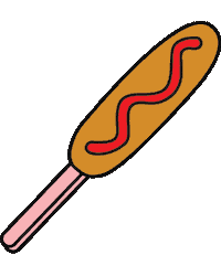 Food Corndog Sticker by Calgary Stampede