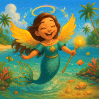 TheRealSiraphael siraphael fantasy gif magical mermaid pixar style GIF