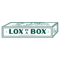 loxinabox salmon deli bagel shabbat Sticker