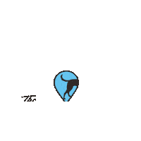 TheTailGuide dogs hound dog friendly walk the dog Sticker