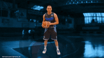 KKRivers basketball basket dribble kosarka GIF