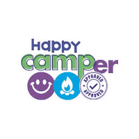 Summer Camp Hcl Sticker by Happy Camper Live