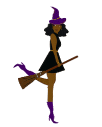 Halloween Witch Sticker by Animations by Nor