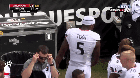 happy mike tyson GIF by University of Cincinnati Athletics