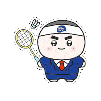 Badminton Sticker