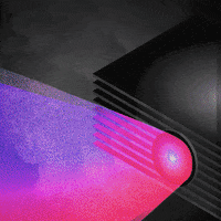 Unhommelent hello psychedelic hand colors GIF