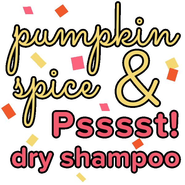 pumpkin spice hair Sticker by Freeman Beauty