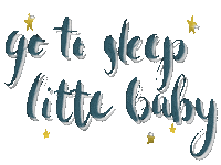 Go To Sleep Baby Sticker