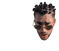 Bad Bunny Sticker by buddhabeanscoffee